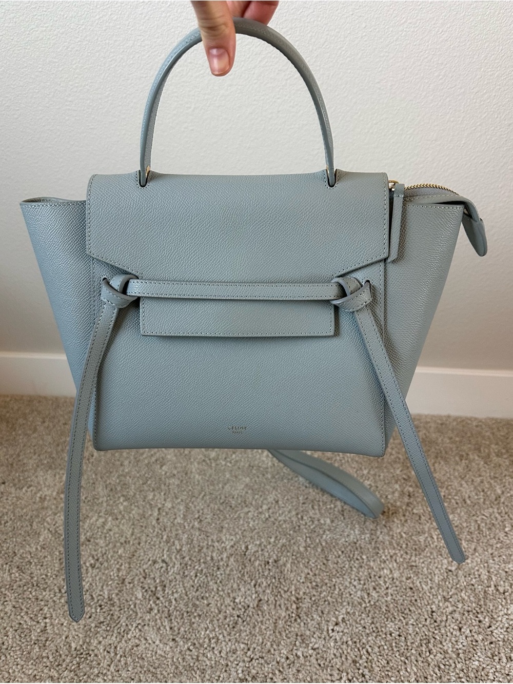 Celine Micro Belt Bag – Light Blue / Blue Gray - Picture 12 of 14